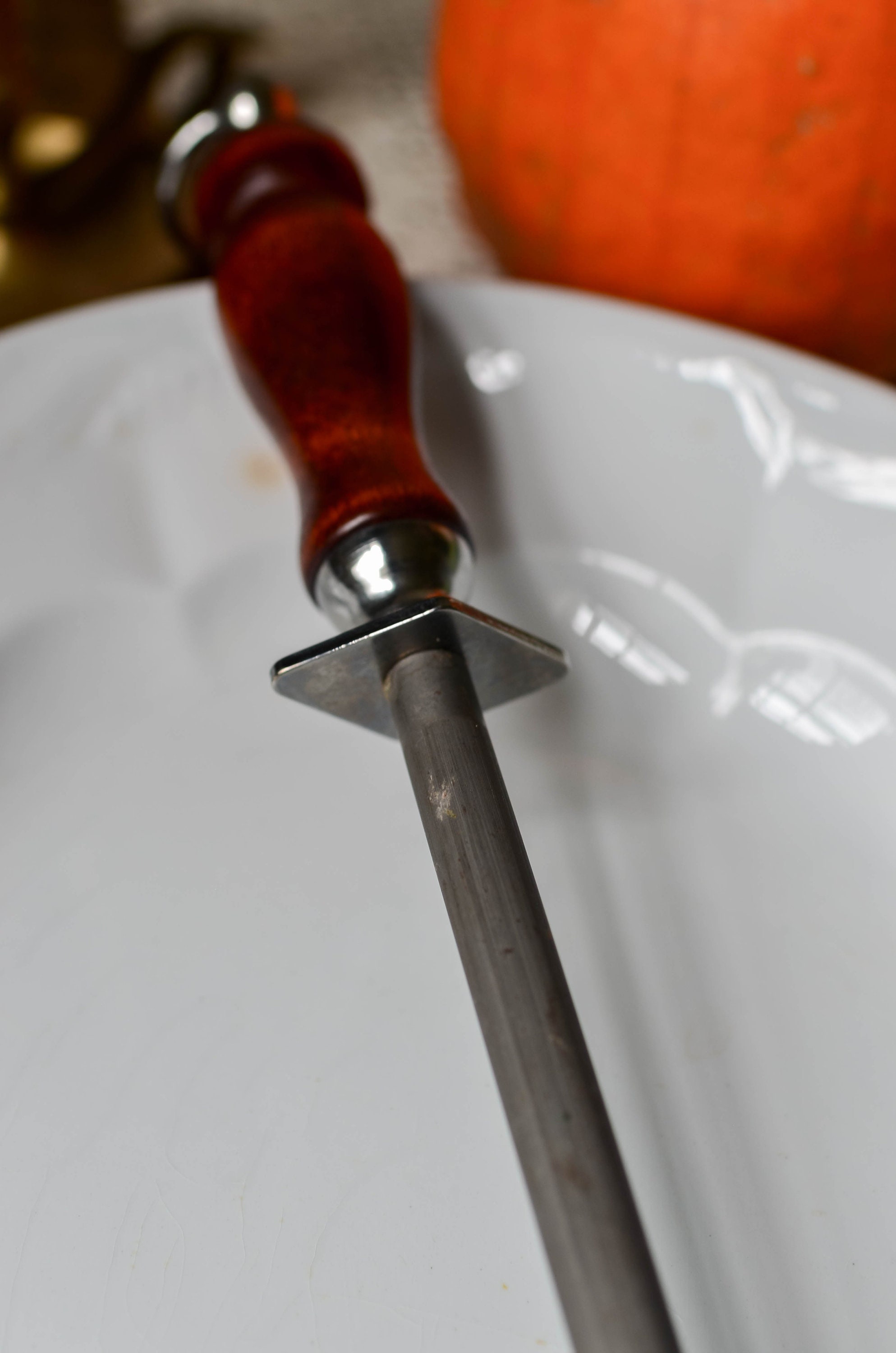 Vintage Knife Steel Sharpener Etsy