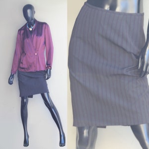 Vintage Pencil Skirt, Striped US Size 4
