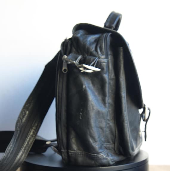Leather Convertable Computer/accessory Bag - image 8