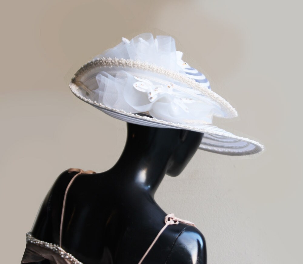 VINTAGE Milan by Charm Women\'s Hat Netting Style Topper Milan By Charm Hats for Women on Sale up to 90% Off: Poshmark main image 2