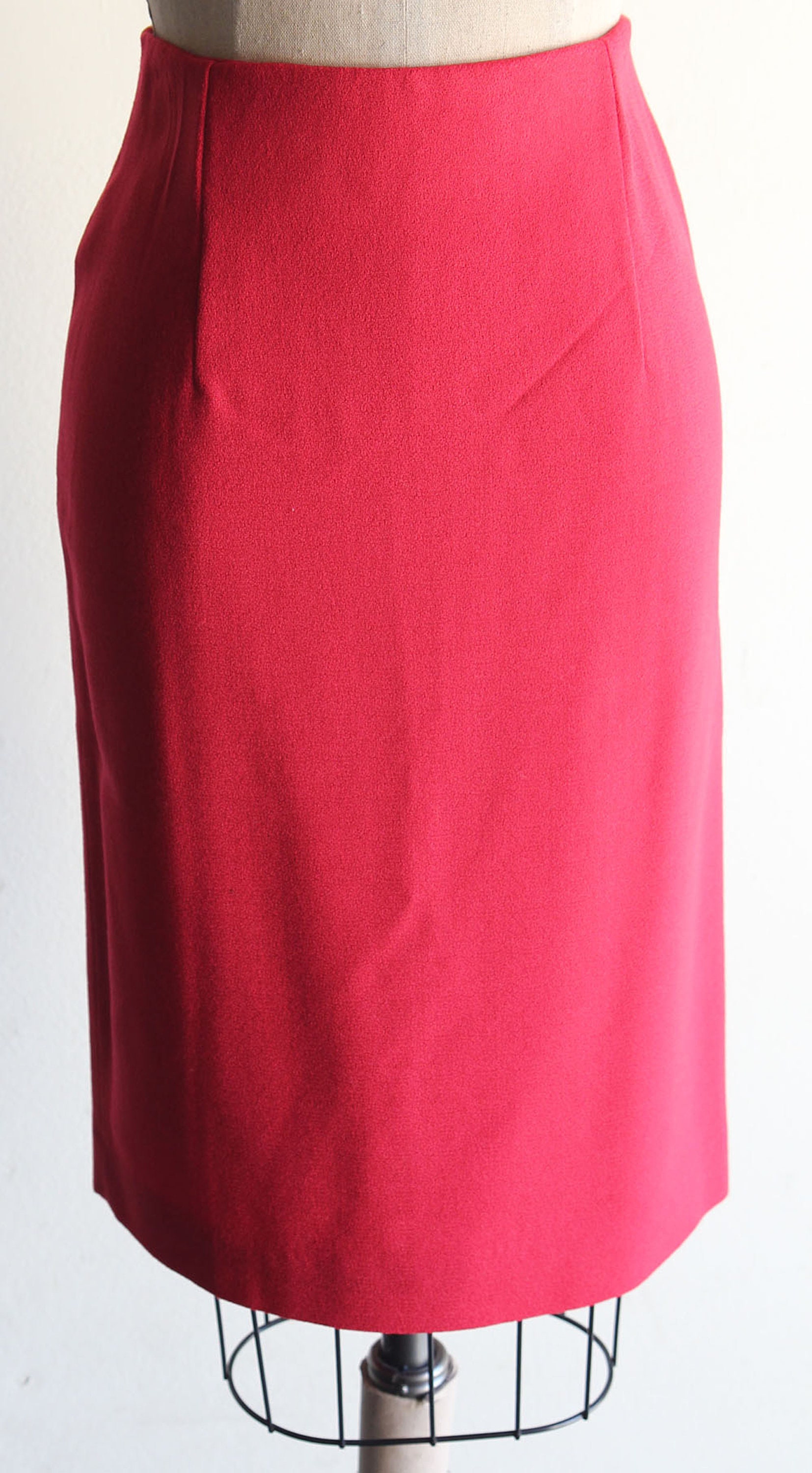 Vintage Rena Rowan Classic Red Wool Blazer w/ Matching Skirt | Etsy
