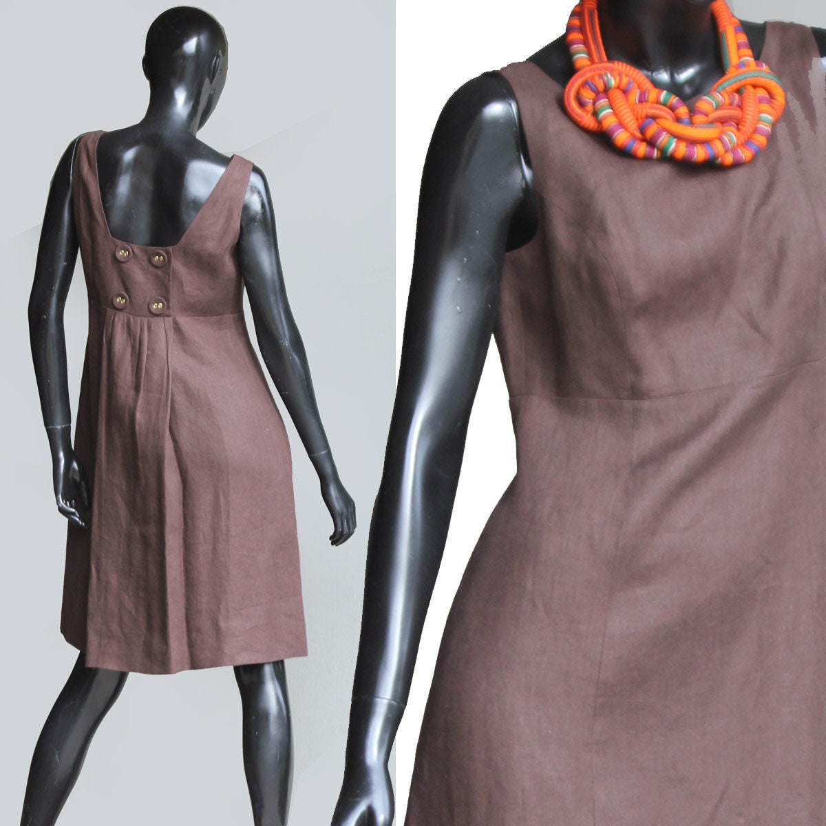 talbots linen dresses