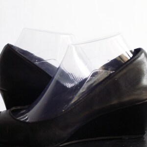 Vintage Adrienne Vittadini Wedge Leather Pump US Size 8.5