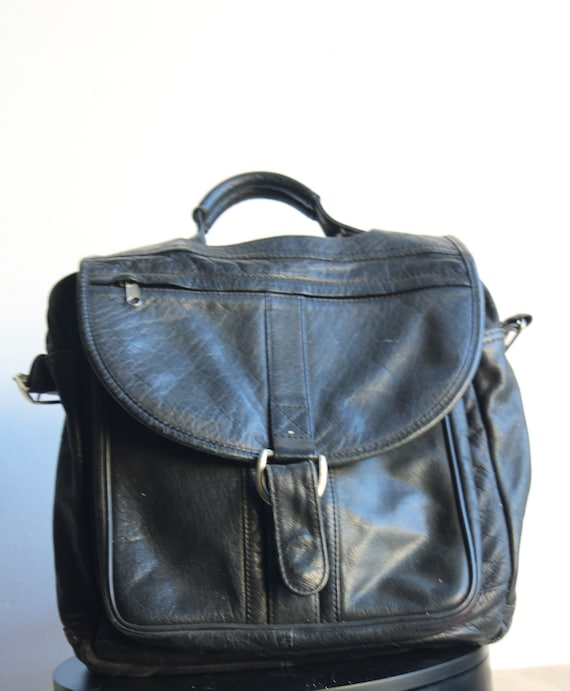 Leather Convertable Computer/accessory Bag - image 1
