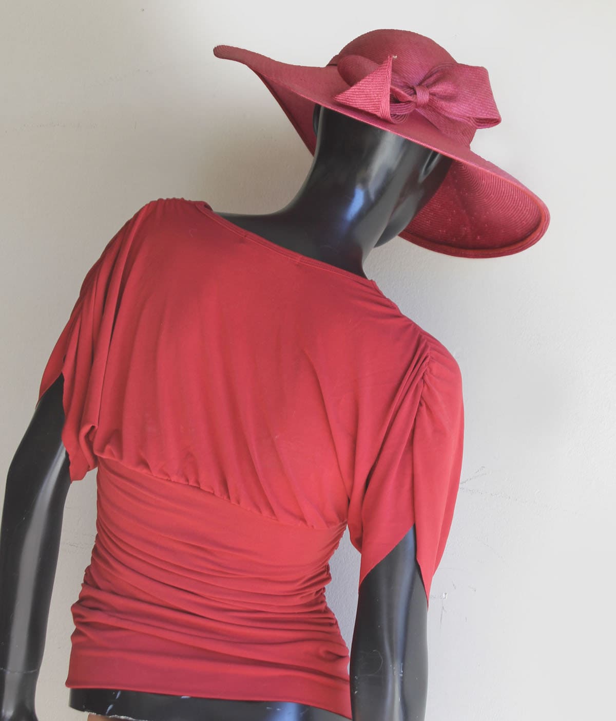 Vintage Lonette Originals Rust Straw Hat With Straw Band and Bow US One ...