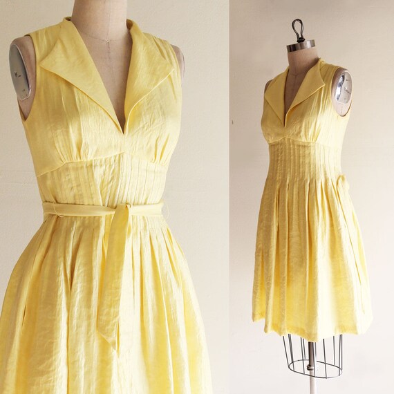 maggy london yellow dress