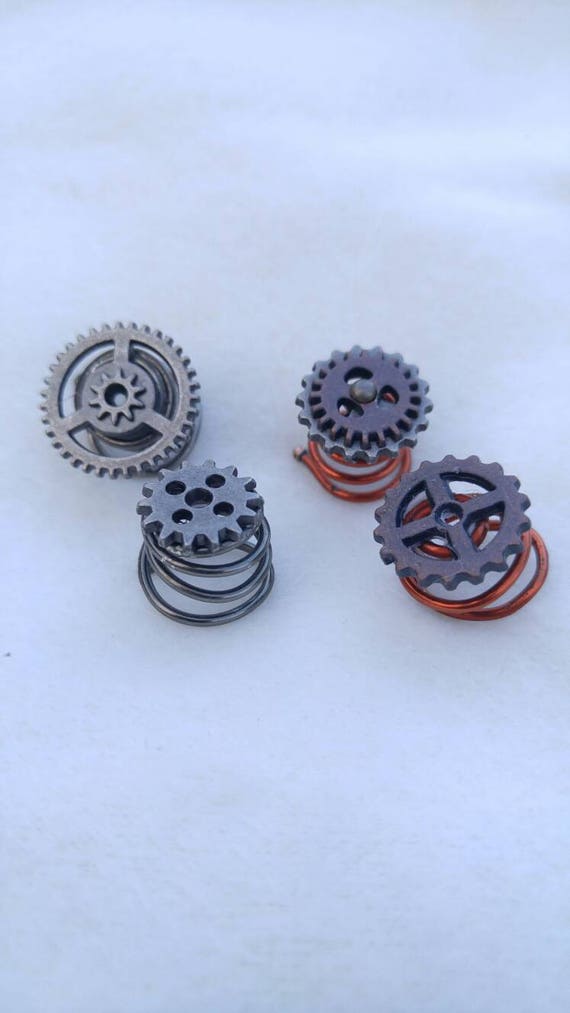 Corkscrew Hair Pins Set Of Four Gear Design Etsy