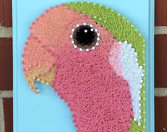 Custom Bird Pet Portrait String Art Wall Decor