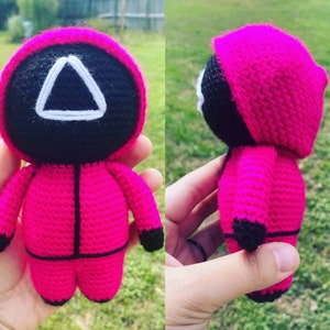 Game Soldier Guard Crochet Doll Handmade Amigurumi Toy