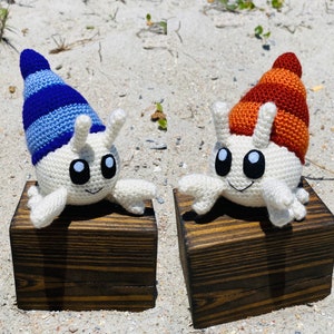 Crochet Hermit Crab Amigurumi Stuffed Toy
