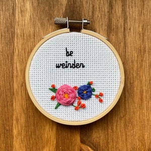 Be Weirder Embroidery