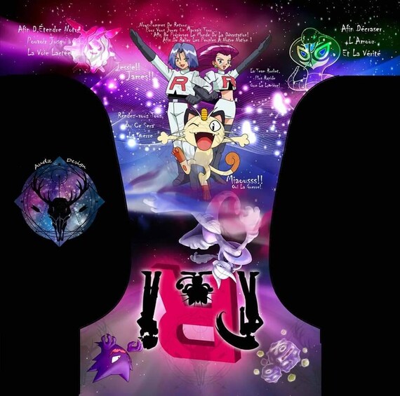 Custom Layer Pokemon Naughty Team Rocket Pre Order Only Etsy