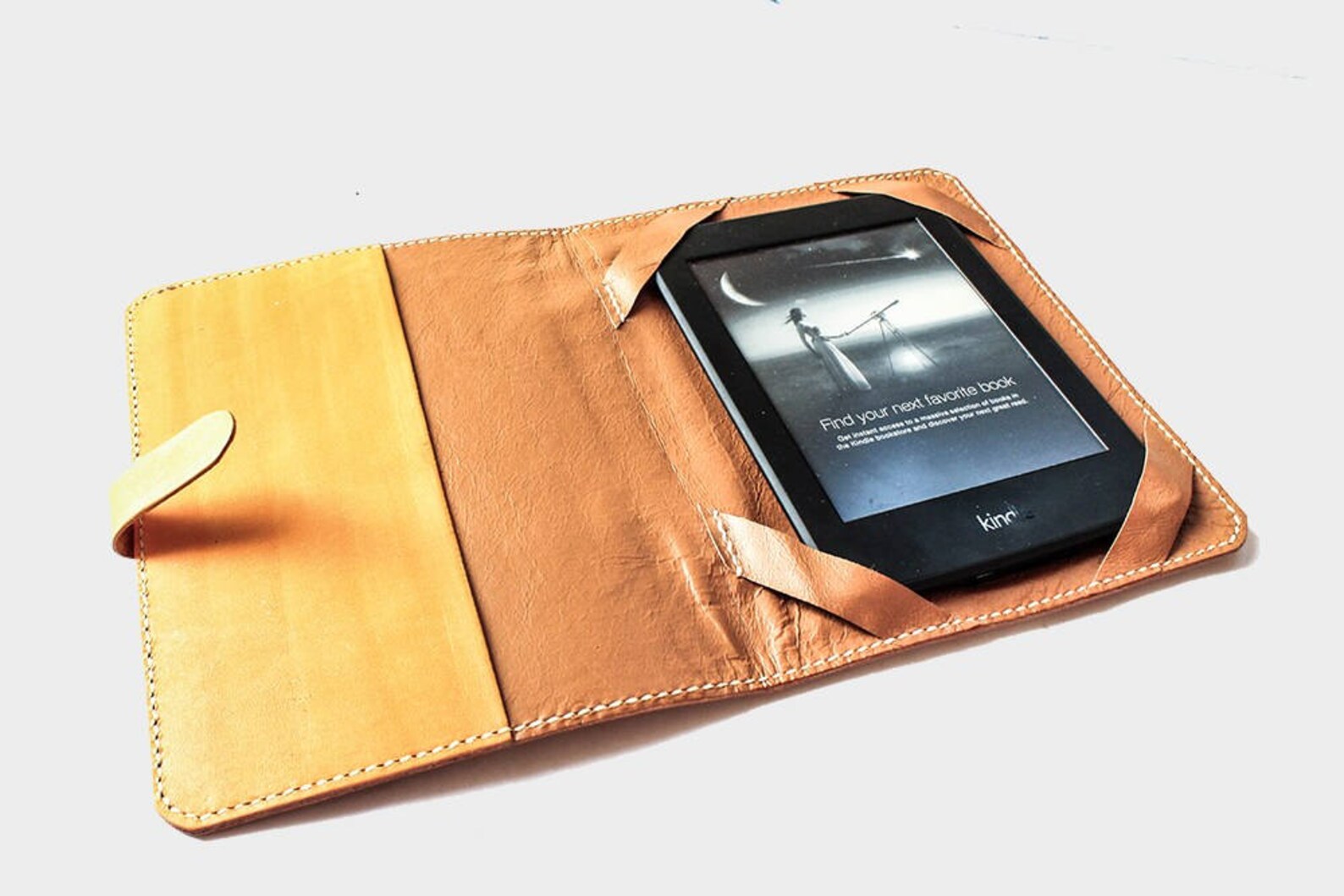Leather Kindle Case Cover slip case paperwhite voyage tablet Etsy