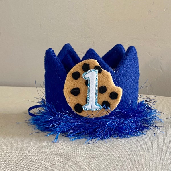 Cookie Birthday Outfit, Blue Birthday Hat, Boy Birthday Outfit, Girl Birthday Outfit, First Birthday Outfit, 2nd Birthday Outfit