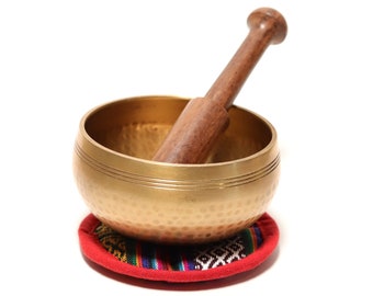 Hammered Tibetan singing bowl - Several sizes