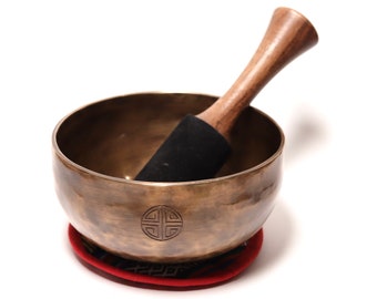 Full moon singing bowl 17 to 19cm (6.7" to 7.5") Tibetan Full moon singing bowl - Authentic Full moon singing bowl