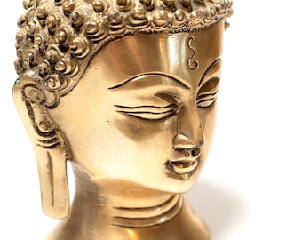 Buddha Head 14cm (5.5") 1kg - Handmade Buddha head