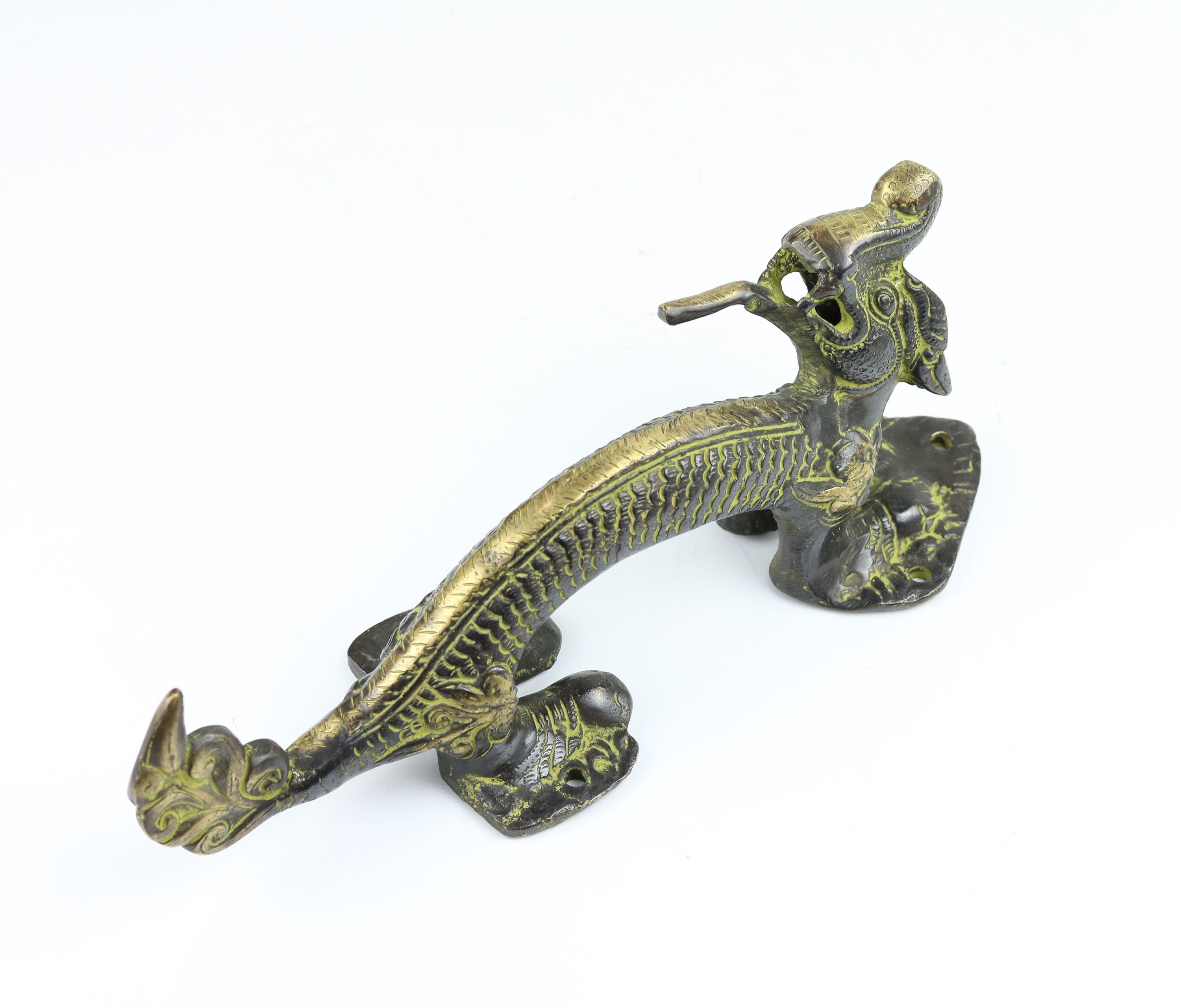 Bronze alloy Dragon door handle Dragoon door handle Etsy