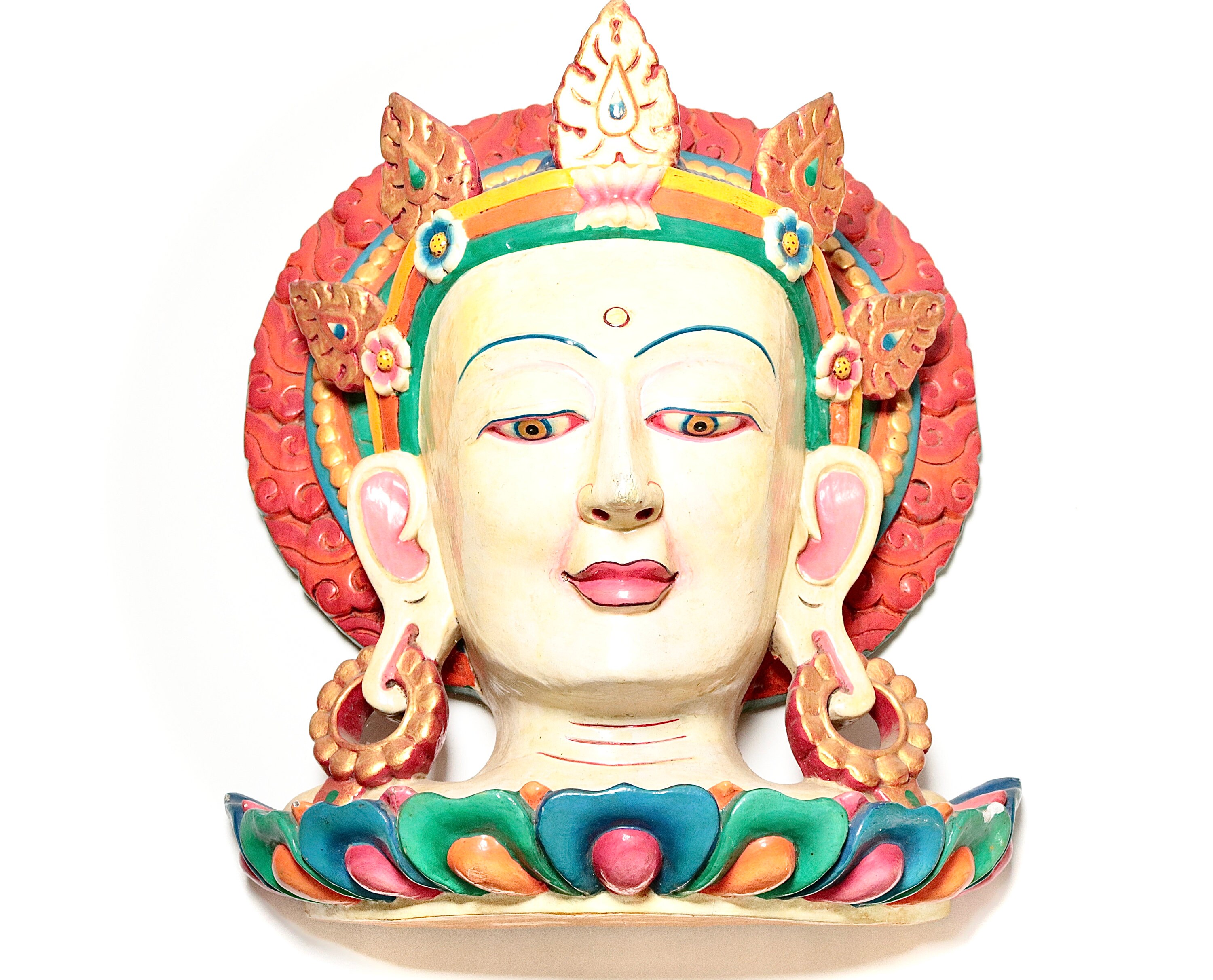 Masque Népalais White Tara