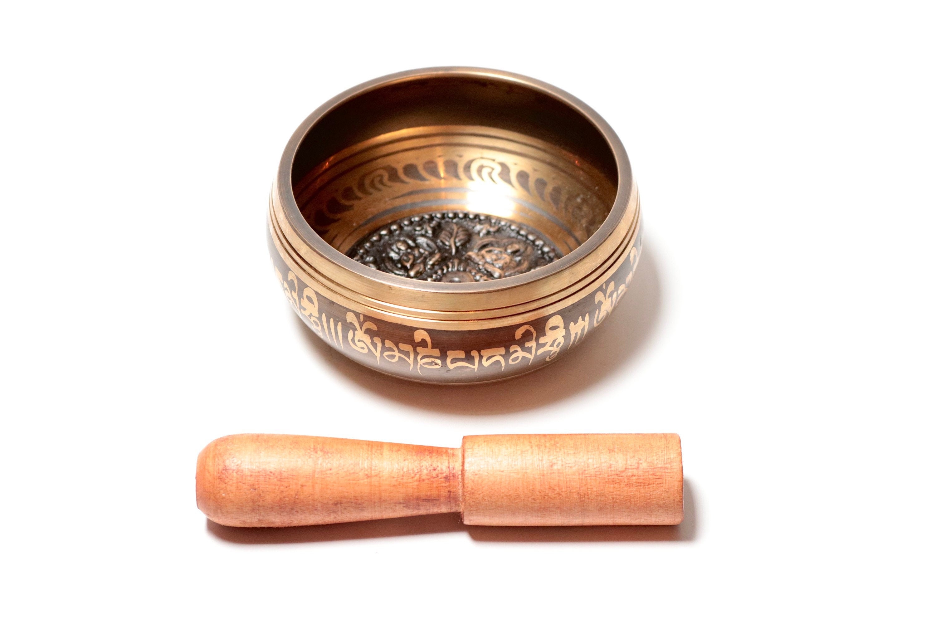 Bol Chantant Tibétain Fond Relief 10cm 330G - Tibetan Singing Bowl 3.9,35.00 EUR