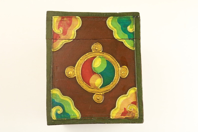 Tibetan wooden jewelry box-Tibetan jewelry box