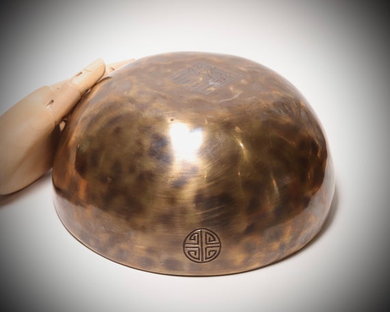 フルムーンシンギングボウル 22cm - チベットフルムーンシンギング
