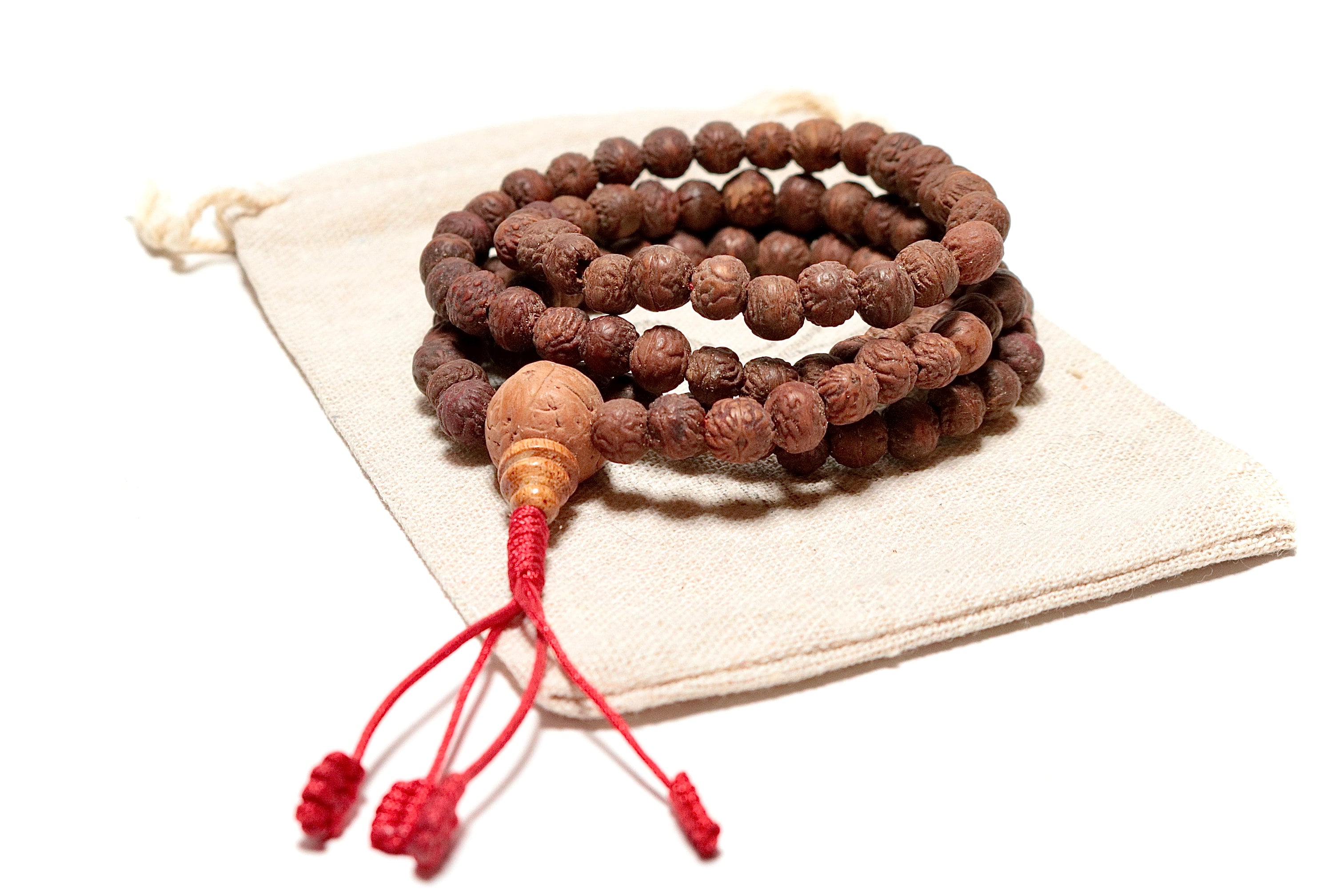 Mala 108 Perles en Graines de Bodhi Véritables - Tree Mala Beads