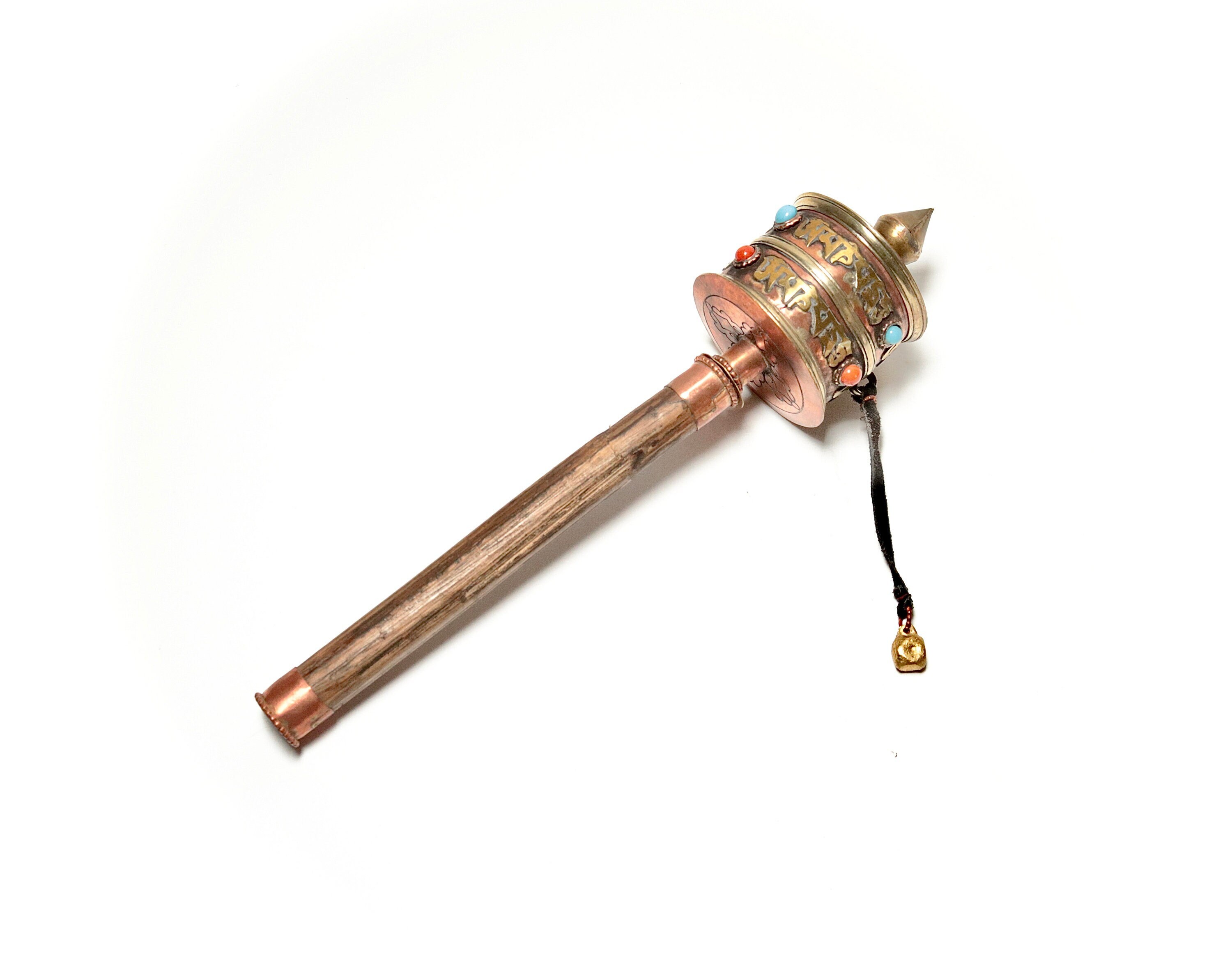 Moulin de Prière Tibétain 25cm 135G - Tibetan Prayer Mill 9.8,30.00 EUR