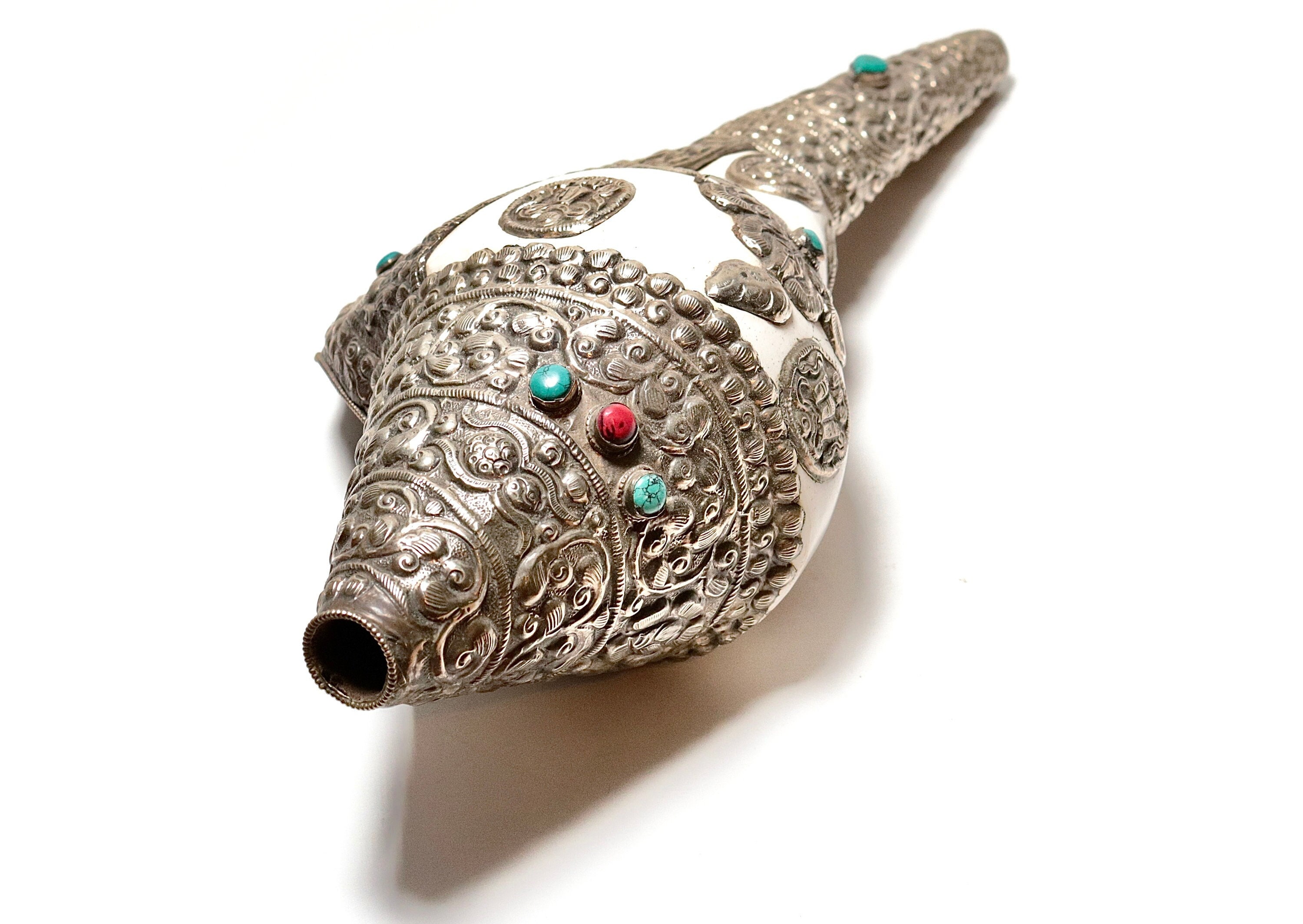 Conque Tibétaine 35cm 1120G - Tibetan Conch 13.7,120.00 EUR