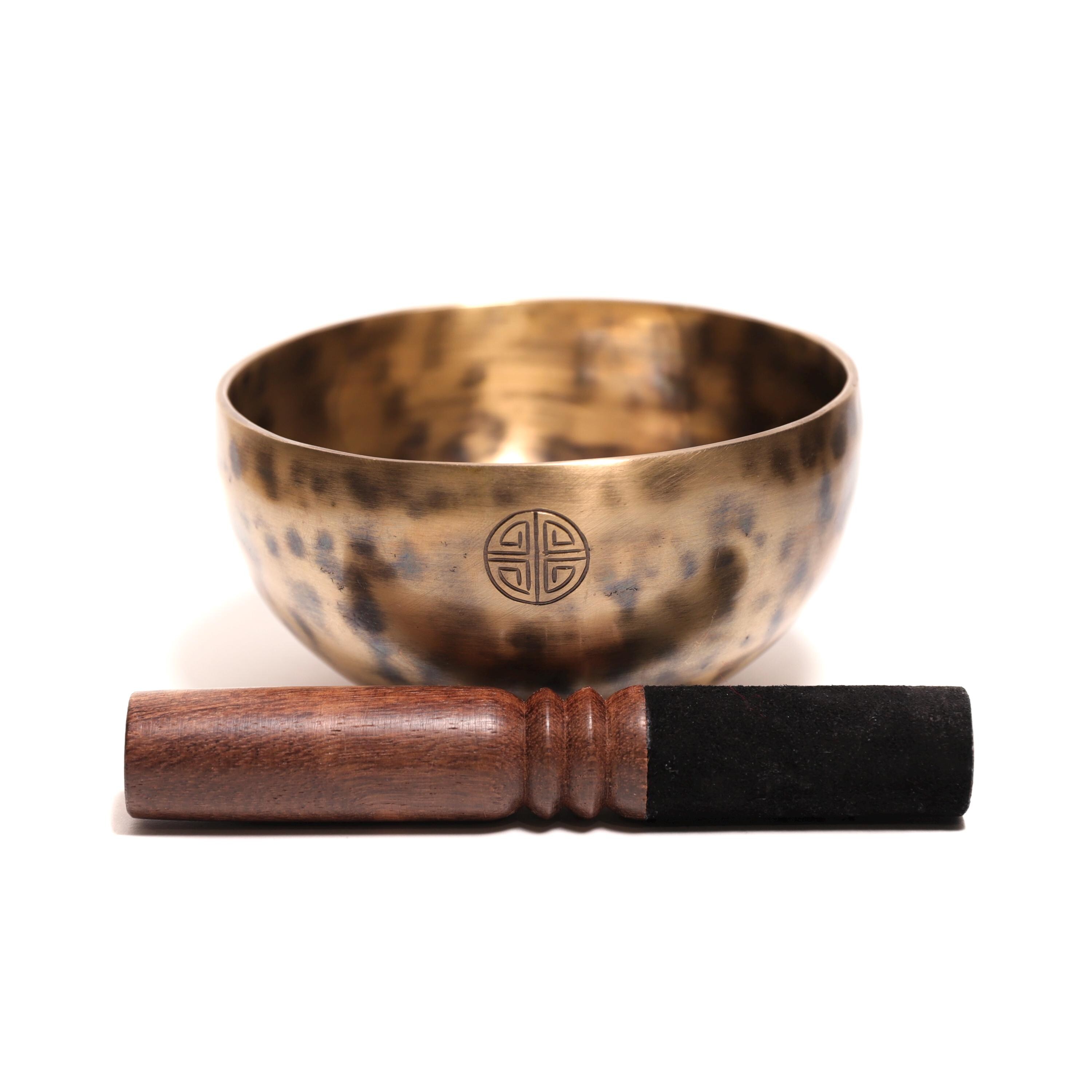 フルムーンシンギングボウル 14cm - チベットフルムーンシンギング