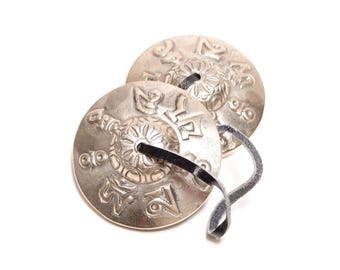 Tibetan Tingshas 5.5cm - Tibetan tingshas 2.15"