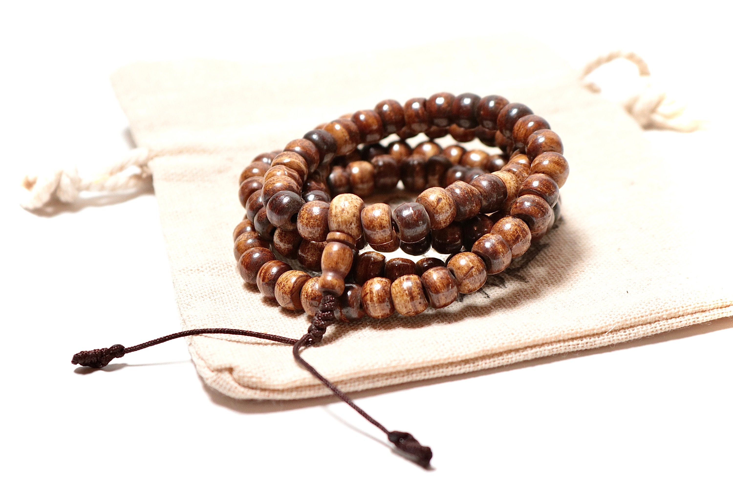 Mala Tibétain en Os - Buddhist Prayer Beads