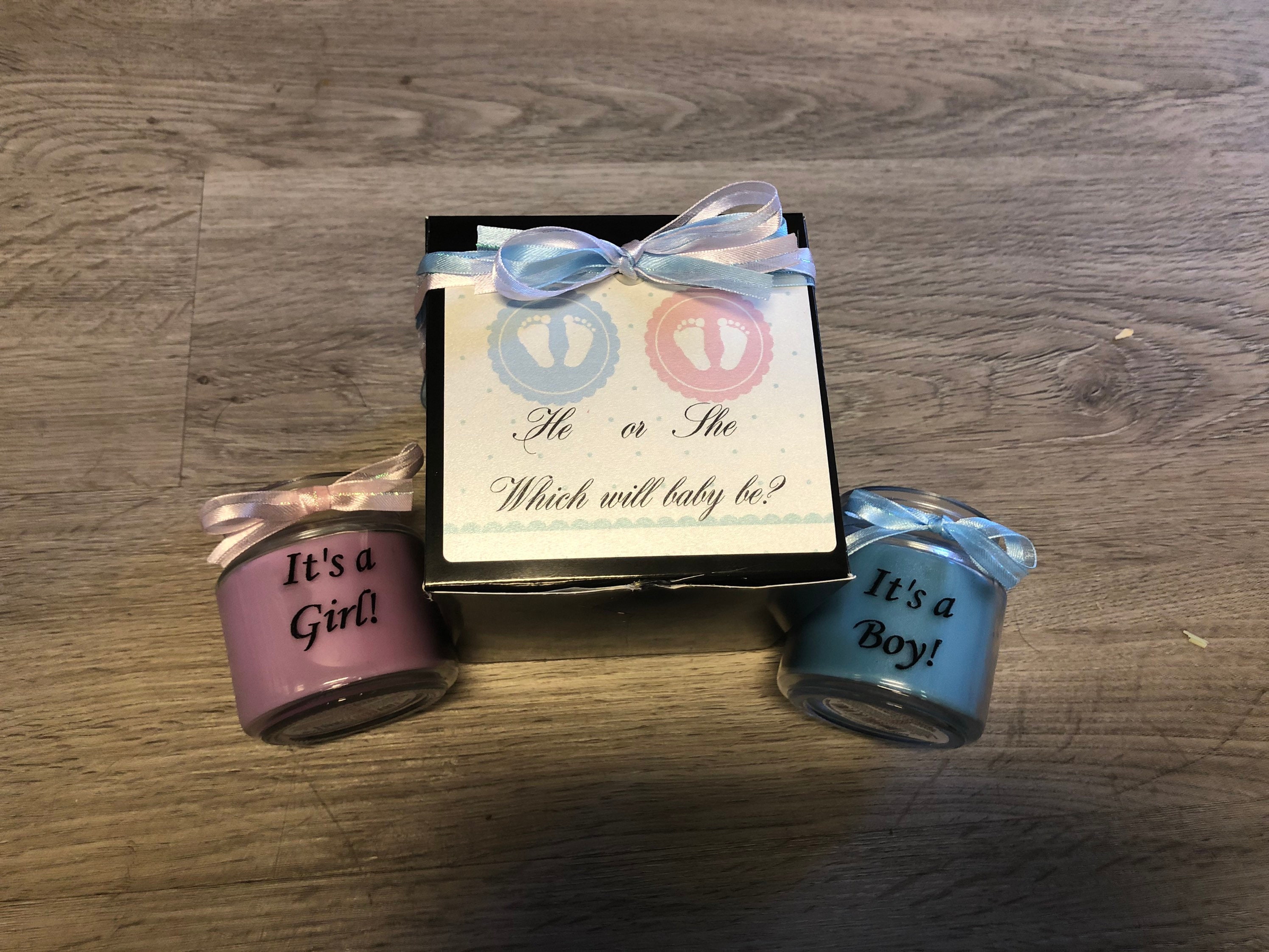 Gender Reveal Candle Etsy