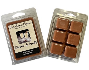 Cinnamon Vanilla Scented Soy Wax Melts