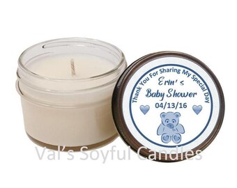 Baby Shower Favor / Boy / Soy Candle Favor