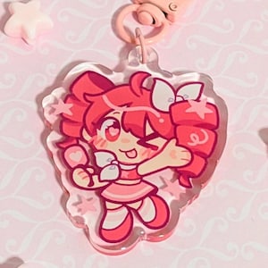 VOCALOID Teto Spoken For Acrylic Keychain | Kasano Teto Flavor Foley Acrylic Charm | Japanese Anime Acrylic Accessories | Baka Miku Neru