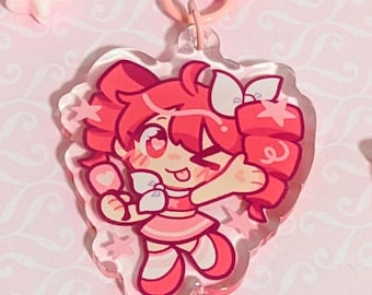 VOCALOID Teto Spoken For Acrylic Keychain | Kasano Teto Flavor Foley Acrylic Charm | Japanese Anime Acrylic Accessories | Baka Miku Neru