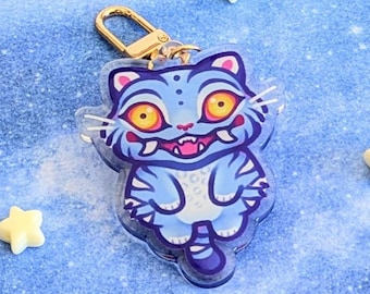 KDH Derpy Tiger Sussie Crow Acrylic Keychains | Cute Acrylic Charms | Clear Acrylic Accessories | K-Pop Demon Hunters