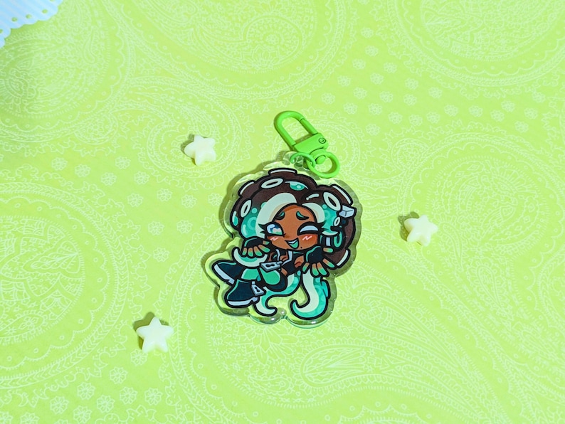 SPLATOON Pearl and Marina off the Hook Acrylic Keychains | Cute Acrylic ...