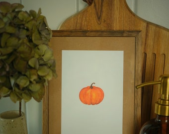 Pumpkin postcard, pumpkin card, card, pumpkin, pumpkin decoration, autumn card, Halloween card, Halloween invitation, DIN A6