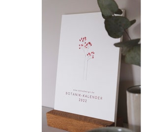 CALENDAR 2024, floral calendar, botany calendar, desk calendar, plant calendar, annual planner, calendar pages, A5, A4, A3