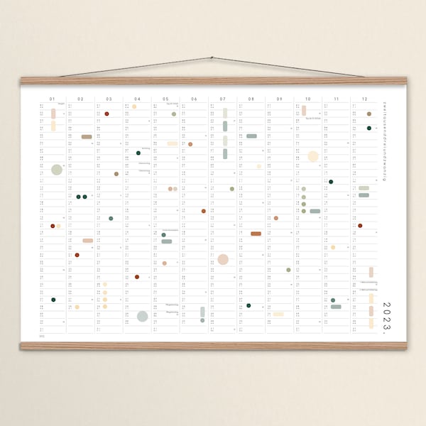 Großer a2 calendar - Etsy.de