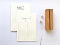 CALENDAR PAGES Birthday calendar, with design clip or clipboard, desk calendar, format DIN A5, A4, A3