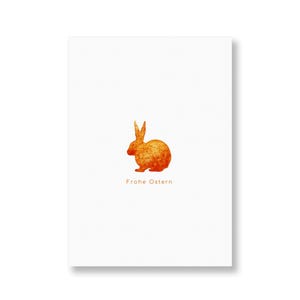 Biglietto di auguri di Pasqua, biglietto acquerello per Pasqua, biglietto di Pasqua, biglietto per bambini, coniglietto pasquale, biglietto di Pasqua, auguri di Pasqua, buona Pasqua, nido di Pasqua, A6