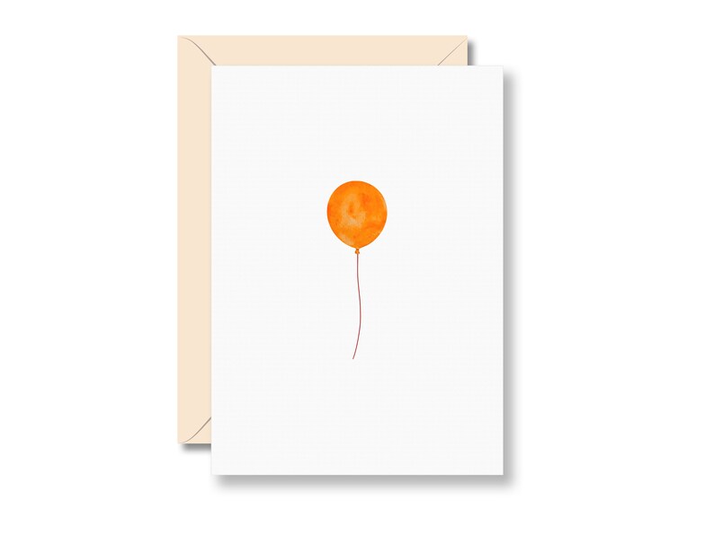 Karte Luftballon, Kinderkarte, Kindergeburtstag, Karte für Kinder, Geburtstag Kind, alles liebe, herzlichen Glückwunsch, Karte Kind, Din A6 mit Briefumschlag