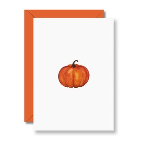 Cartão postal de abóbora, cartão de outono, início do outono, cartão de abóbora, cartão, abóbora, decoração de abóbora, cartão de Halloween, convite de Halloween, DIN A6