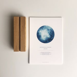 Kalender 2025, Mondkalender, Aquarellkalender, Tischkalender, Jahresplaner, DIN A5 oder DIN A4