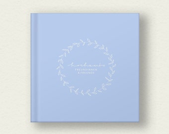 Gastenboek voor bruiloften, gastenboek om in te vullen, gastenboeken, bruiloftsvriendenboek, bruiloftsgastenboek - van bruiloftsvrienden