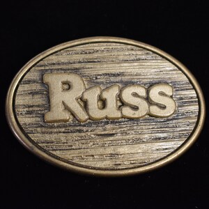 Russ Belt Buckle Etsy