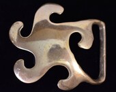 1970 Duncan Laurie Solid Brass Vintage Belt Buckle